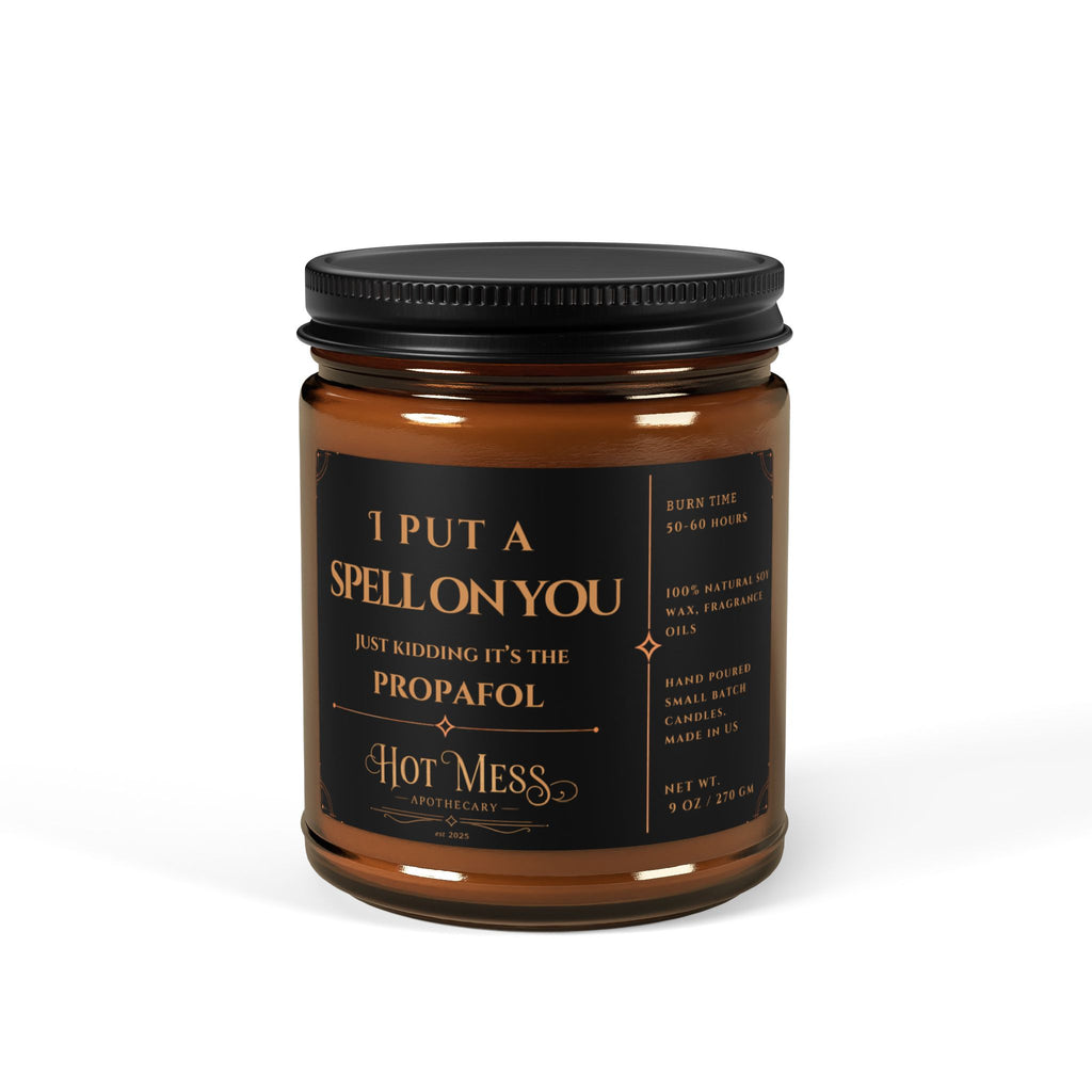 I Put a Spell on You Candle Amber Jar | Scented Soy Candle